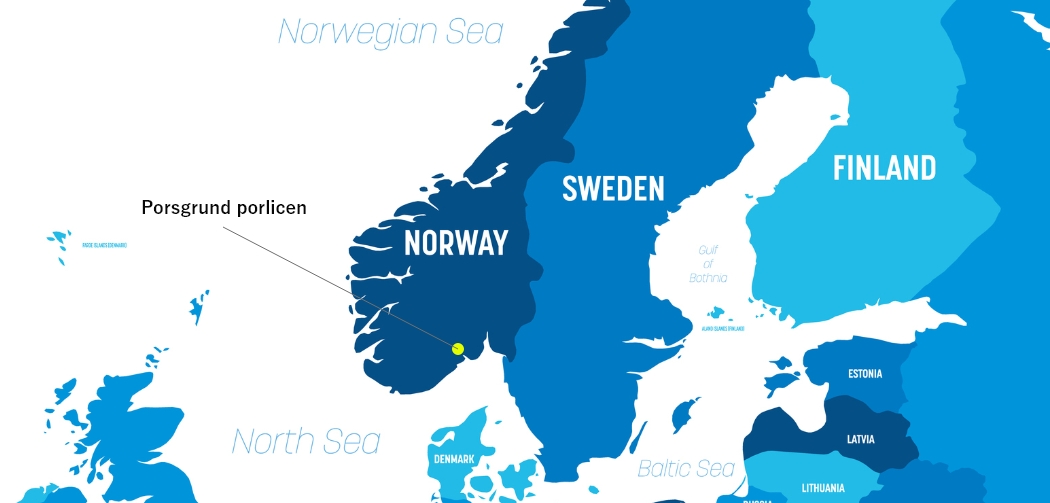 ノルウェー地図